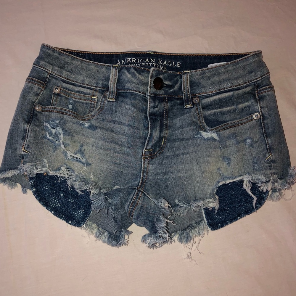 denim shorts